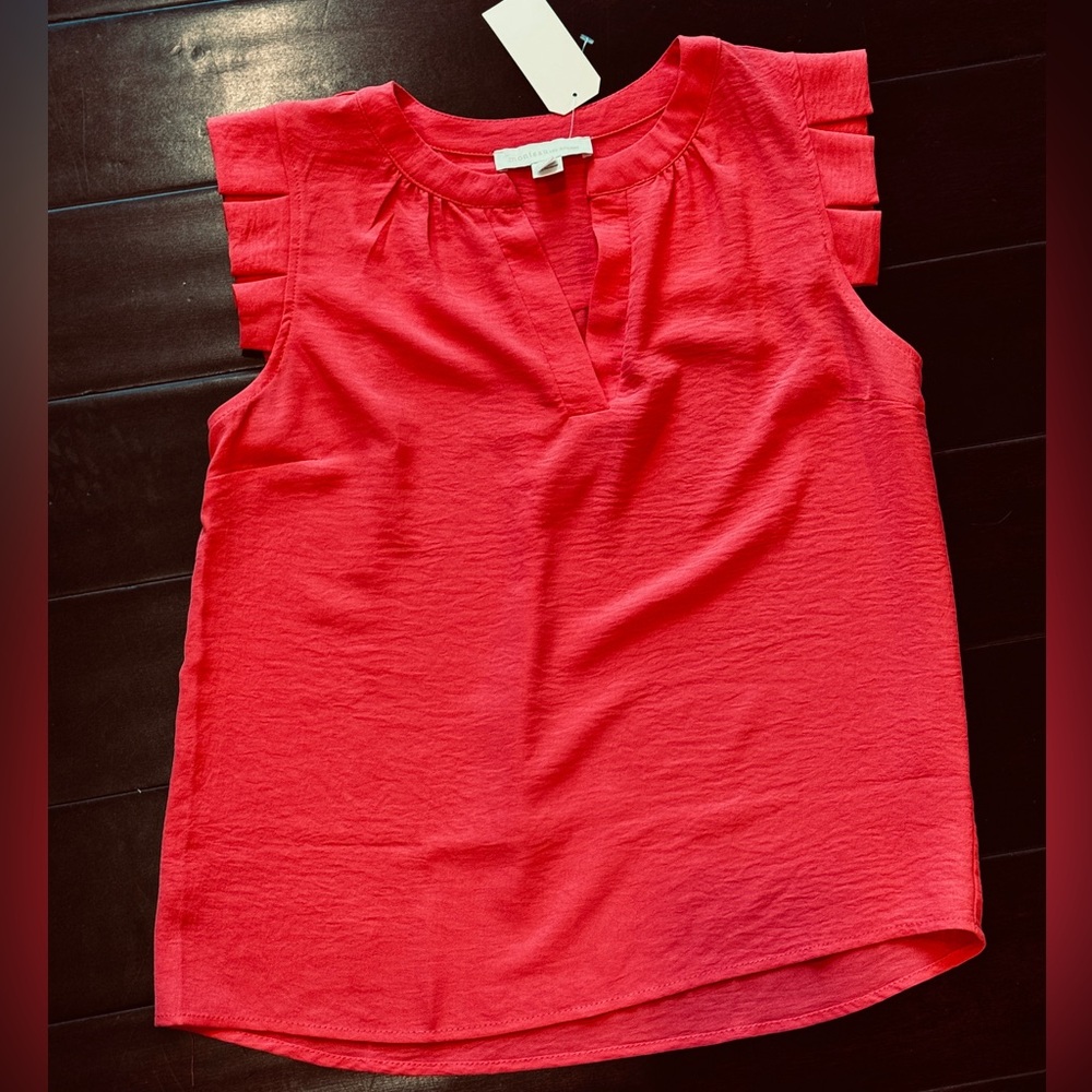 Monteau Coral Sleeveless Women's Top New